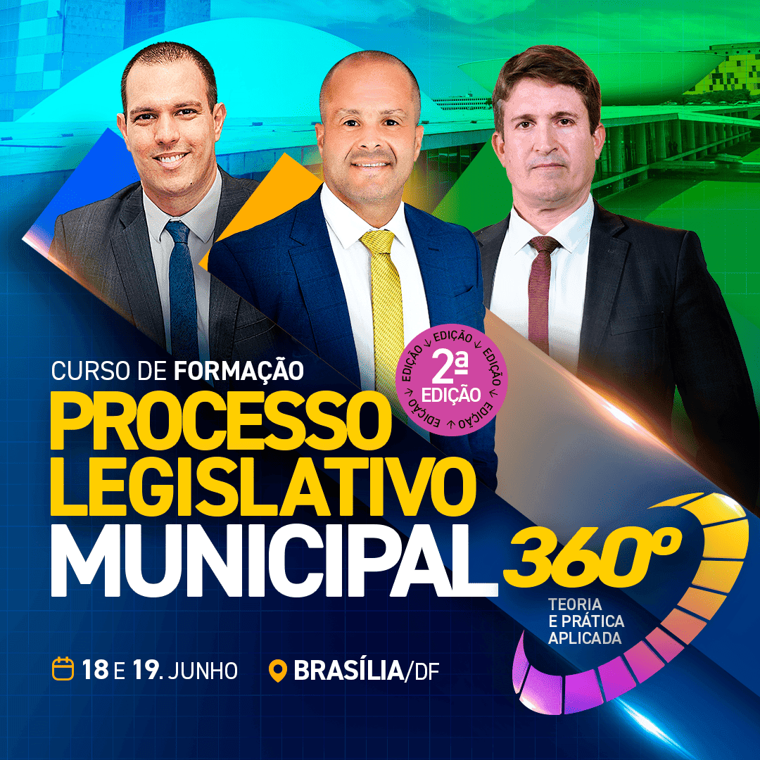 Curso de Formação em Processo Legislativo Municipal e Estadual