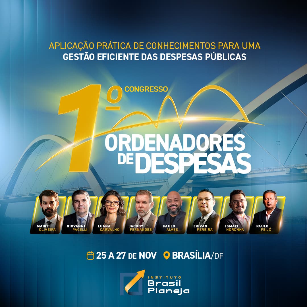 1º CONGRESSO DE ORDENADORES DE DESPESAS
